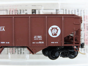 N Scale Micro-Trains MTL 56060 PRR Pennsylvania Railroad 2-Bay Hopper #220455