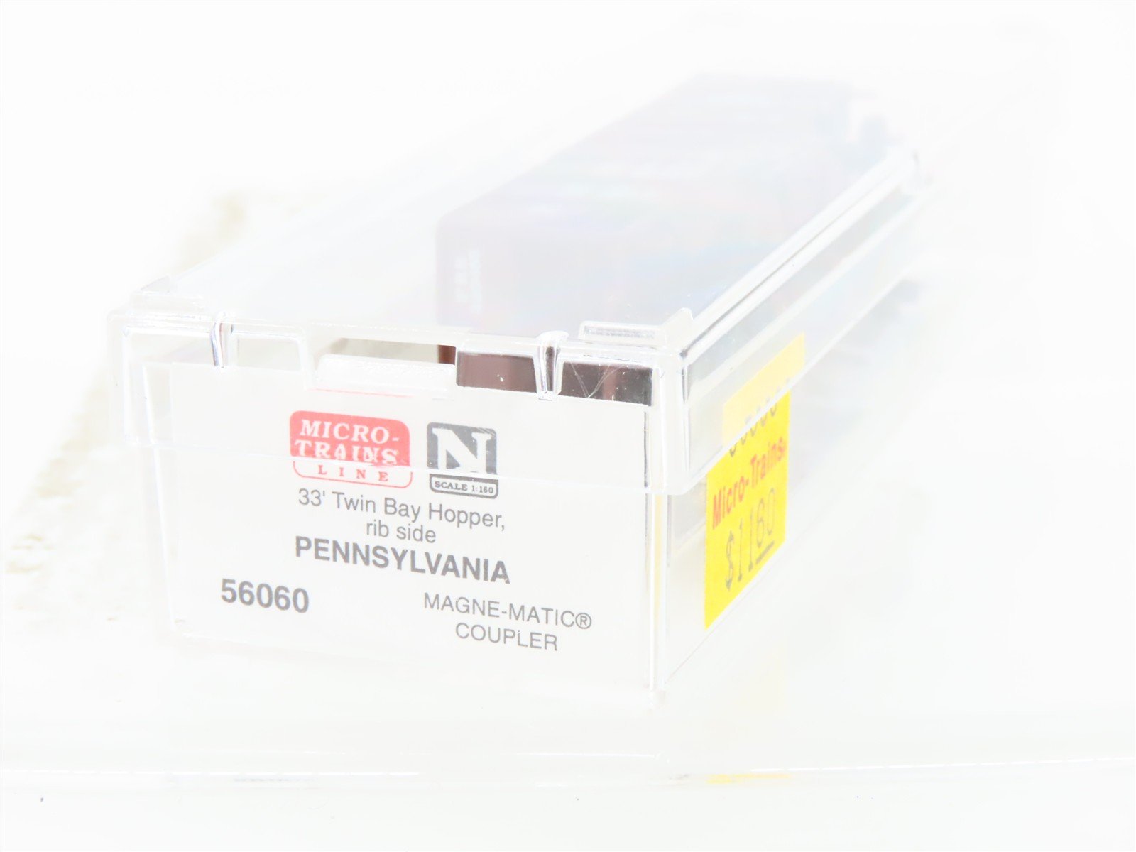 N Scale Micro-Trains MTL 56060 PRR Pennsylvania Railroad 2-Bay Hopper #220455