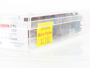 N Scale Micro-Trains MTL 56060 PRR Pennsylvania Railroad 2-Bay Hopper #220455