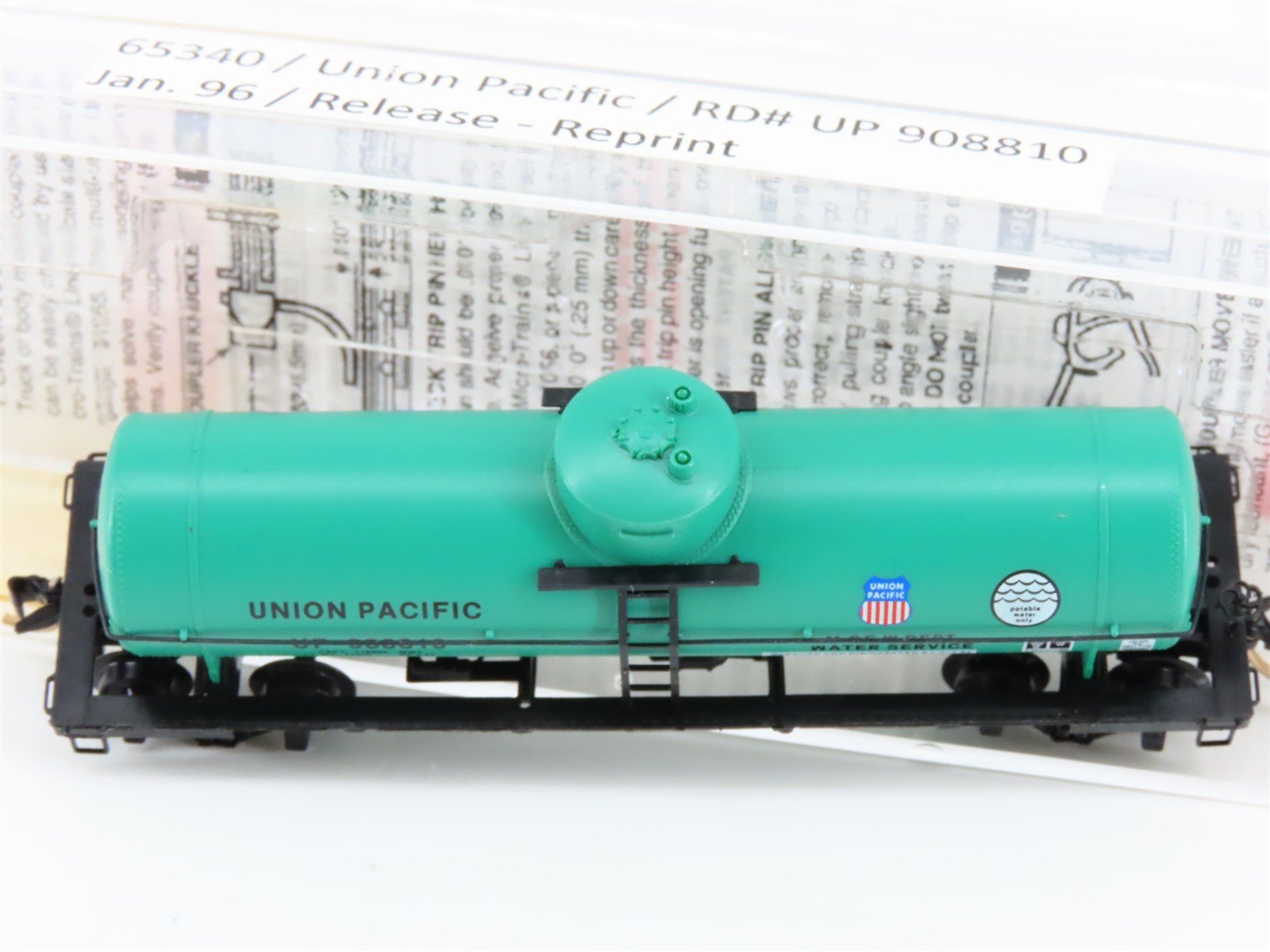 N Scale Micro-Trains MTL 65340 UP Union Pacific 39' Single Dome Tank Car #908810