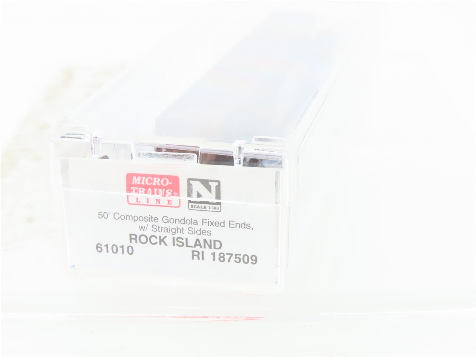 N Scale Micro-Trains MTL 61010 RI Rock Island 50' Open Gondola #187509