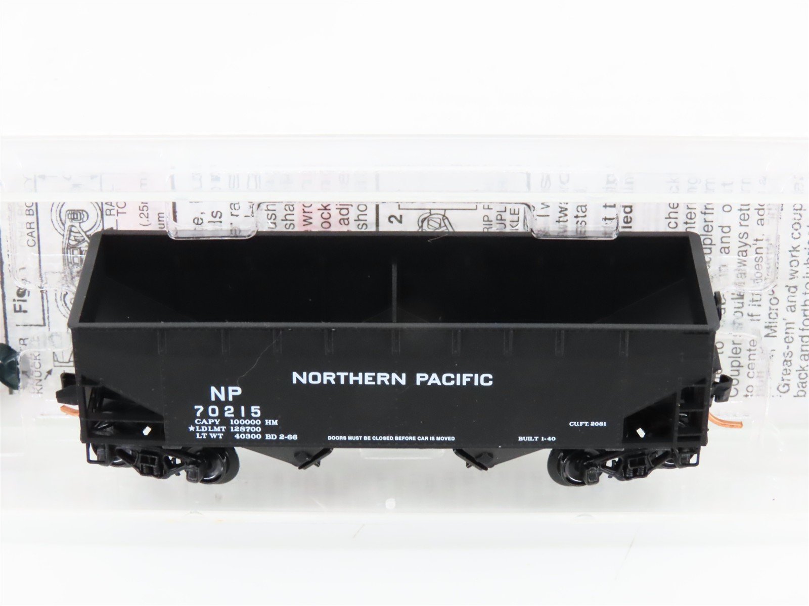 N Scale Micro-Trains MTL 55080 NP Northern Pacific 33' 2-Bay Hopper #70215