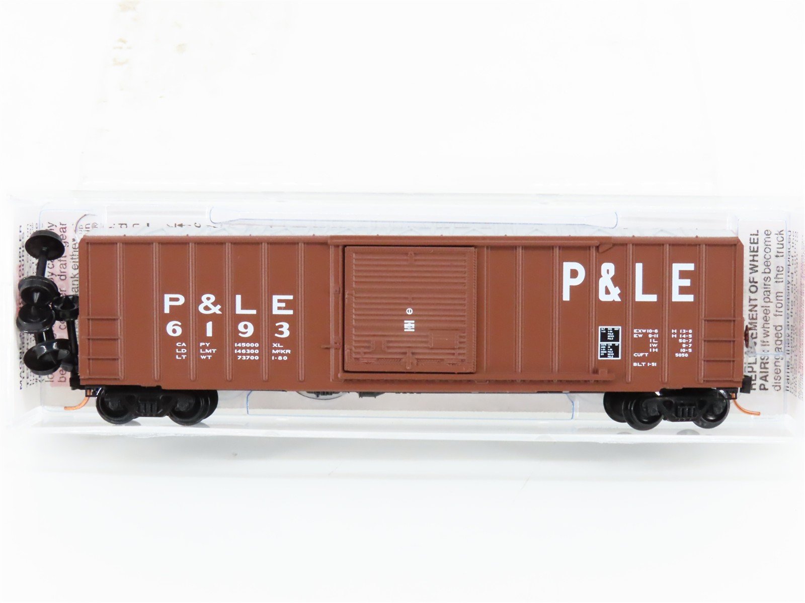 N Scale Micro-Trains MTL 25290 P&LE Pittsburgh & Lake Erie 50' Box Car #6193
