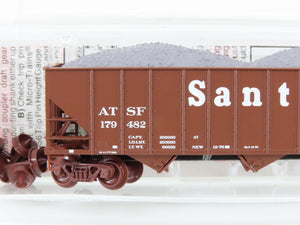 N Scale Micro-Trains MTL 108120.2 ATSF Santa Fe 3-Bay Open Hopper #179482