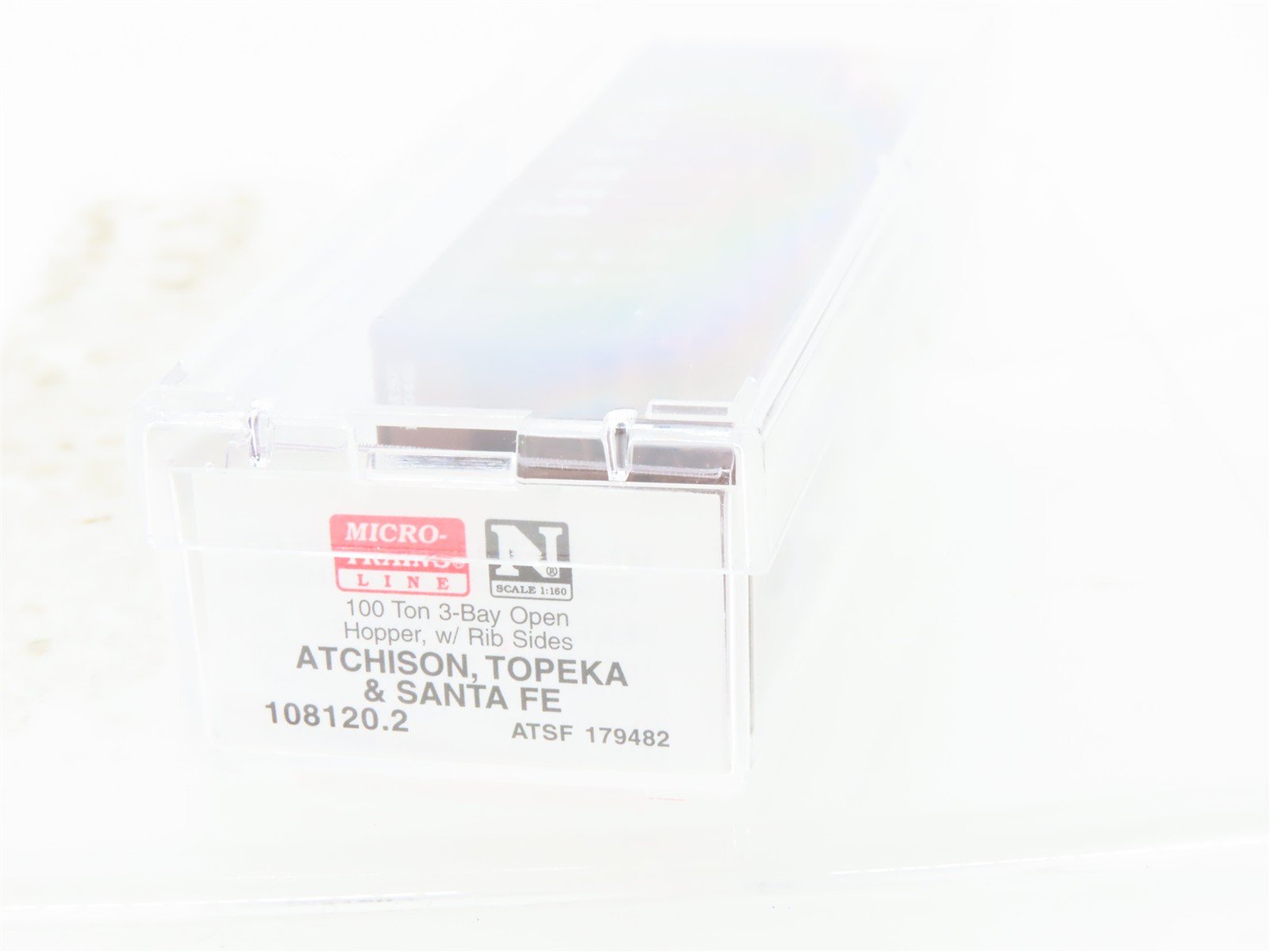 N Scale Micro-Trains MTL 108120.2 ATSF Santa Fe 3-Bay Open Hopper #179482