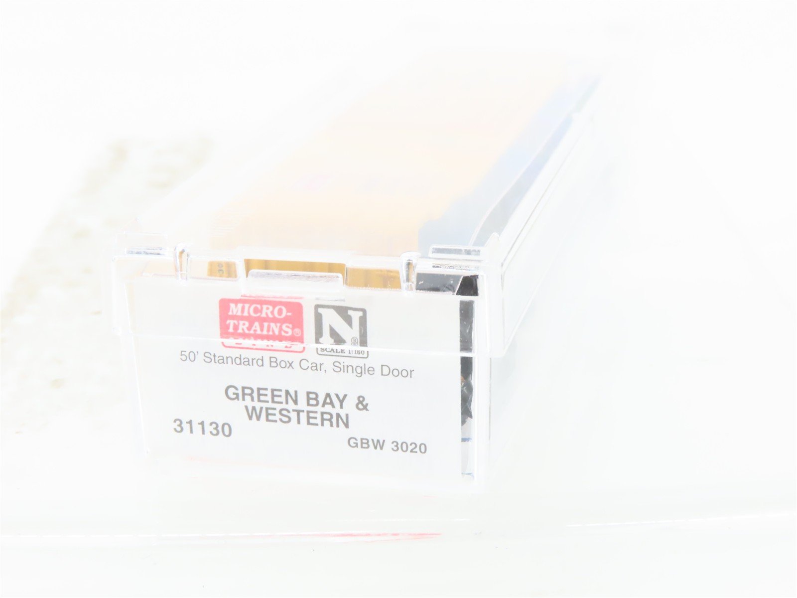 N Scale Micro-Trains MTL 31130 GBW Green Bay Route 50' Single Door Box Car #3020