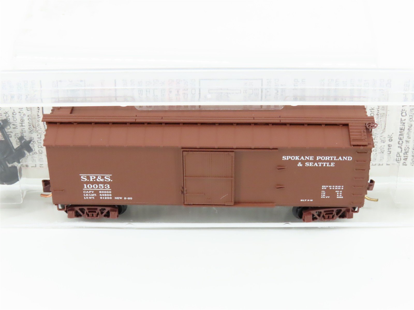 N Micro-Trains MTL 39230 SP&S Spokane Portland & Seattle 40' Box Car #10053
