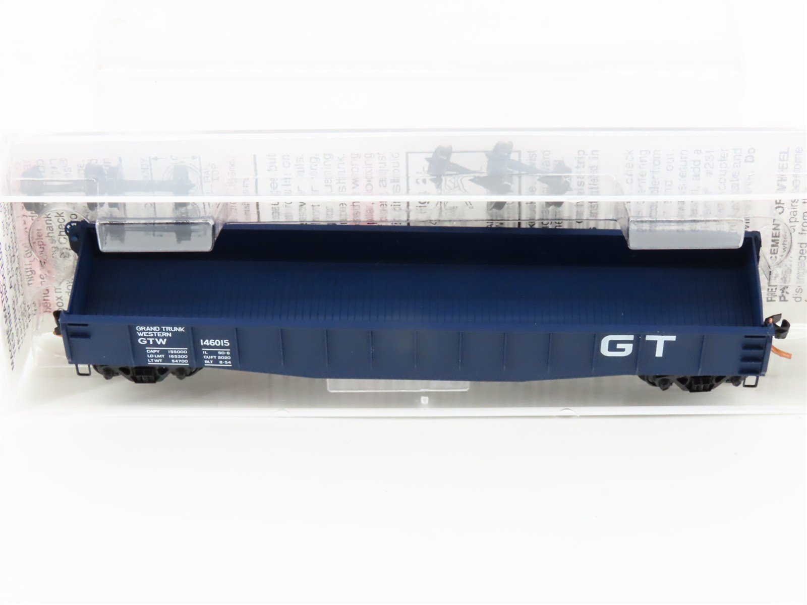 N Scale Micro-Trains MTL 46120 GTW Grand Trunk Western 50' Gondola #146015