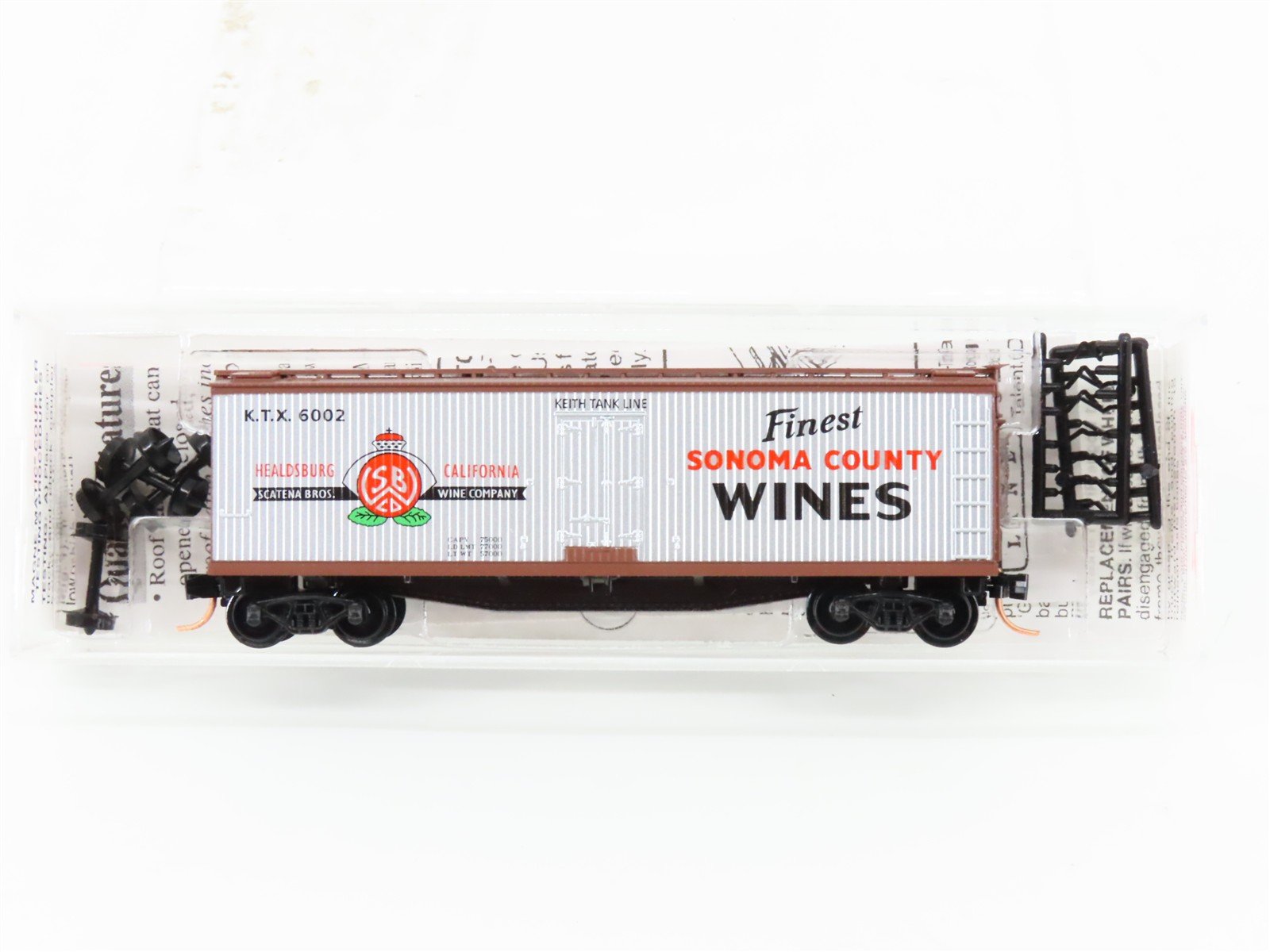 N Scale Micro-Trains MTL 49070 KTX Keith Tank Line 40' Wood Reefer #6002