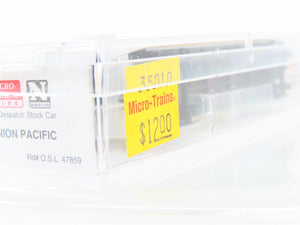 N Scale Micro-Trains MTL 35010 OSL UP Union Pacific 40' Despatch Stock Car 47859