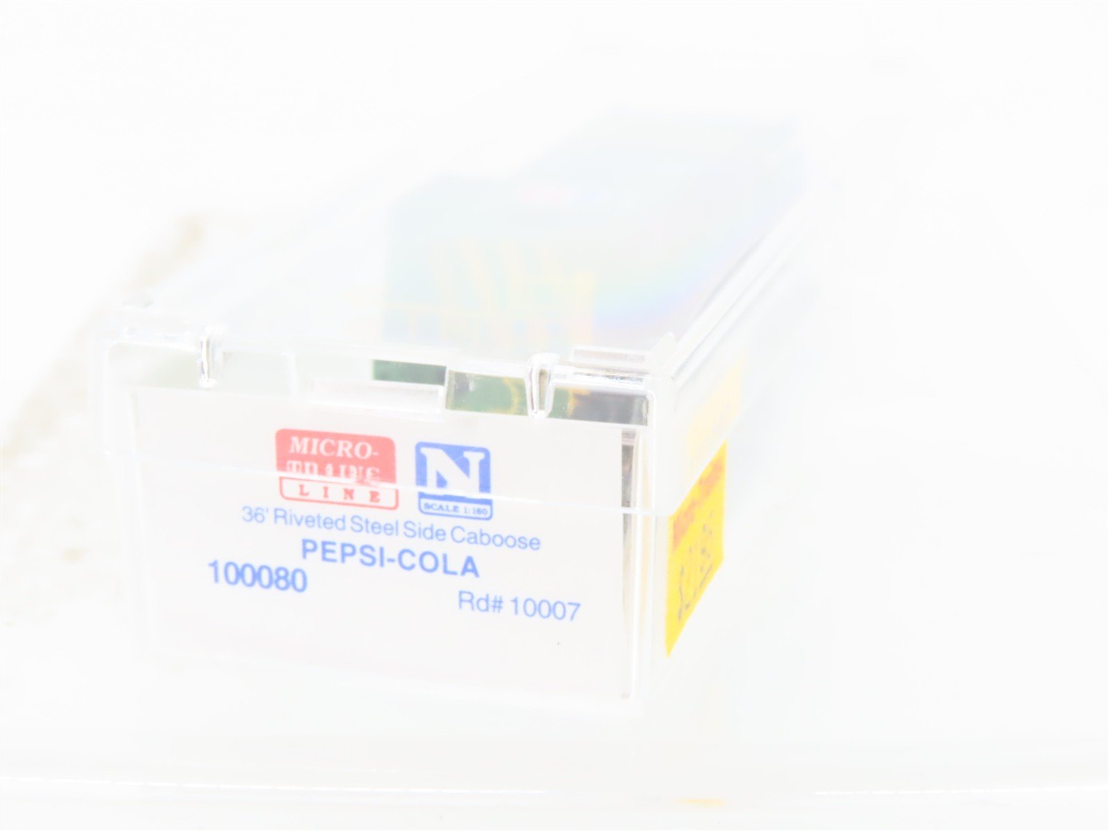 N Scale Micro-Trains MTL 100080 Pepsi-Cola 36' Steel Side Caboose #10007