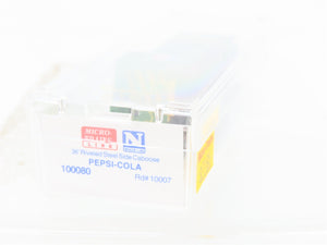 N Scale Micro-Trains MTL 100080 Pepsi-Cola 36' Steel Side Caboose #10007