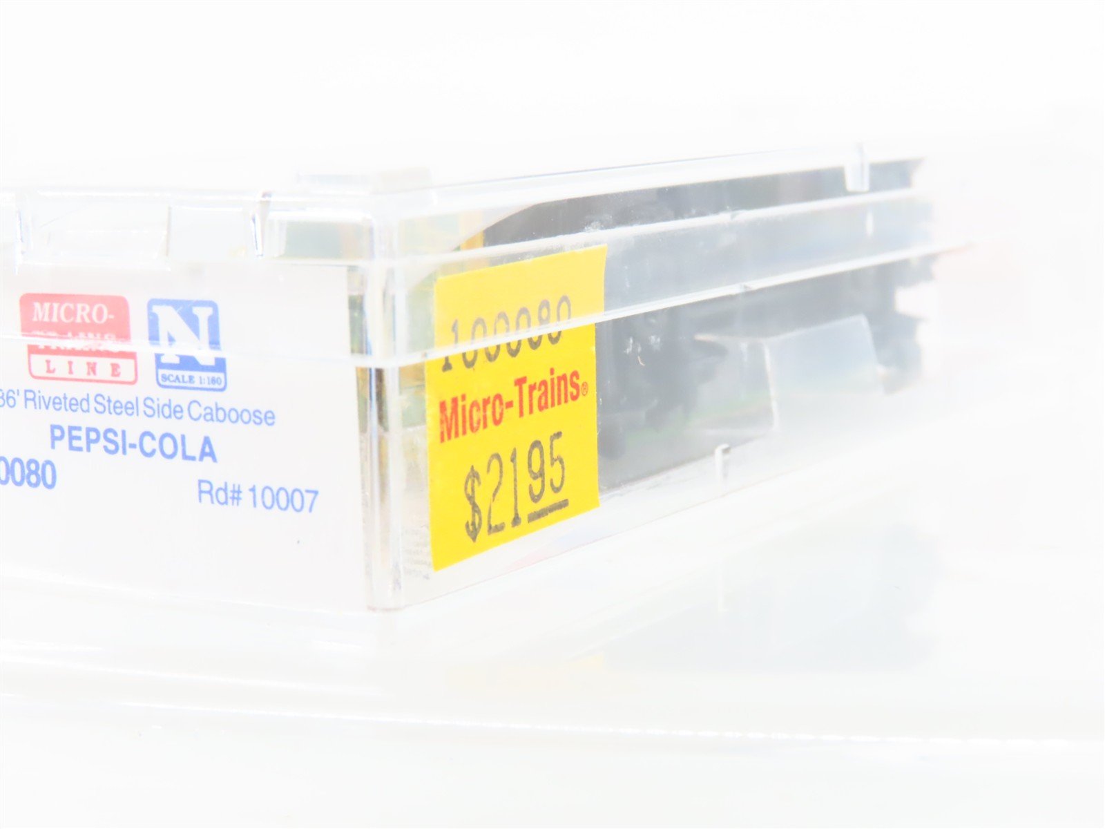 N Scale Micro-Trains MTL 100080 Pepsi-Cola 36' Steel Side Caboose #10007