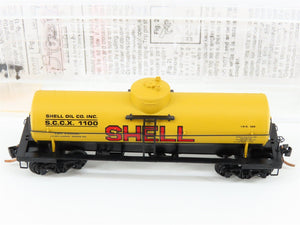 N Micro-Trains MTL 65090/3 SCCX Shell Oil Company 39' Single Dome Tank Car #1100