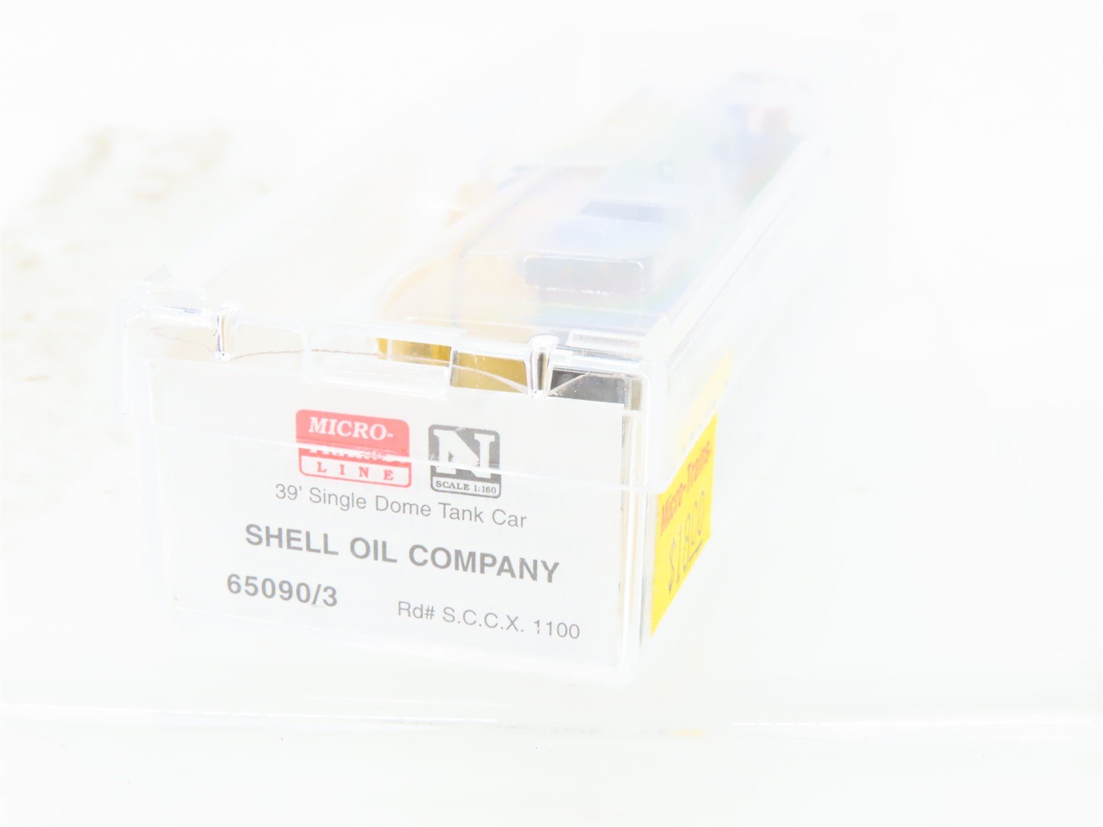 N Micro-Trains MTL 65090/3 SCCX Shell Oil Company 39' Single Dome Tank Car #1100