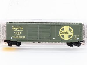 N Scale Micro-Trains MTL 34240 ATSF Santa Fe 50' Double Door Box Car #4260