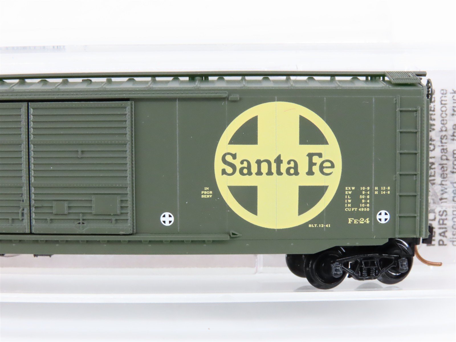 N Scale Micro-Trains MTL 34240 ATSF Santa Fe 50' Double Door Box Car #4260