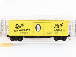 N Micro-Trains MTL 42030 MWR Muncie & Western 40' Single Door Box Car #1022