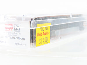 N Scale Micro-Trains MTL 79030 D&M Detroit & Mackinac 50' Wagon Top Box Car 3440
