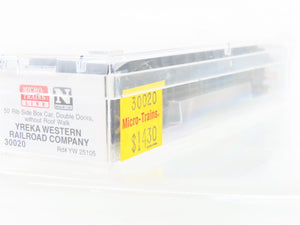 N Scale Micro-Trains MTL 30020 YW Yreka Western 50' Double Door Box Car #25105