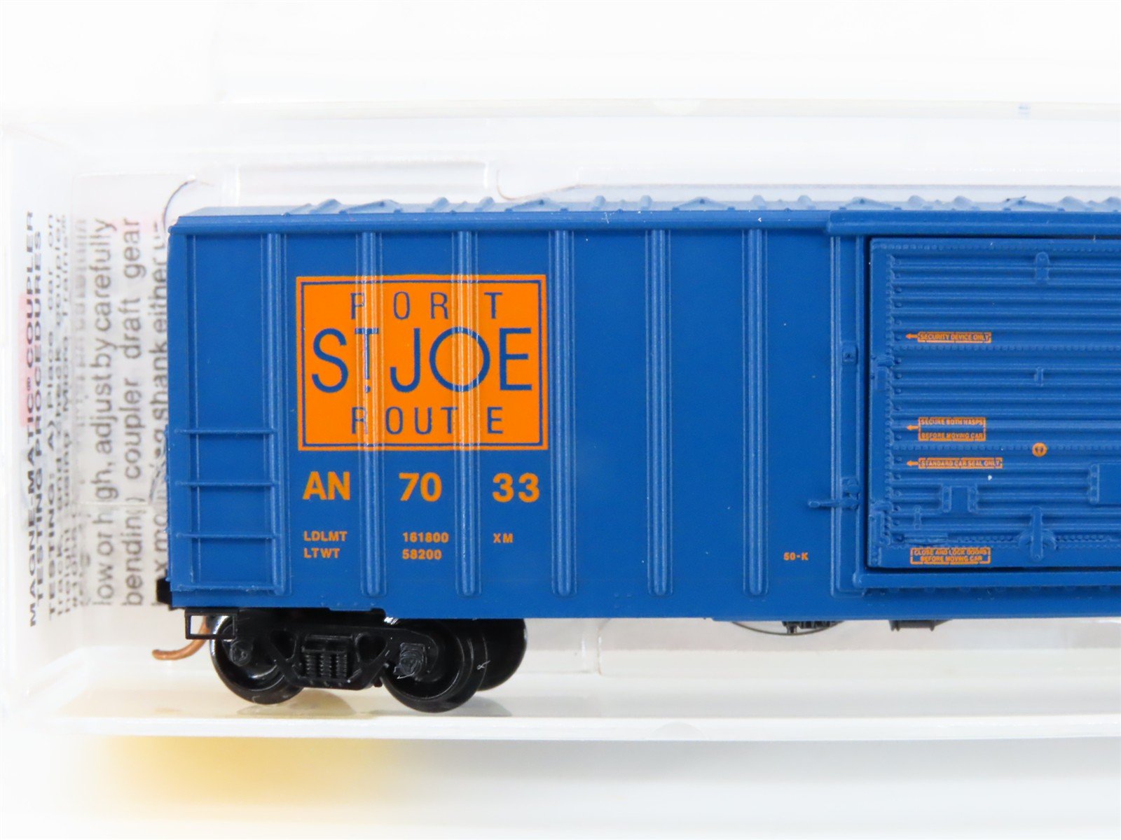 N Scale Micro-Trains MTL 25600 AN Port St Joe Route 50' Single Door Box Car 7033