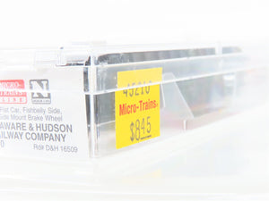 N Scale Micro-Trains MTL 45210 D&H Delaware & Hudson 50' Flat Car #16509