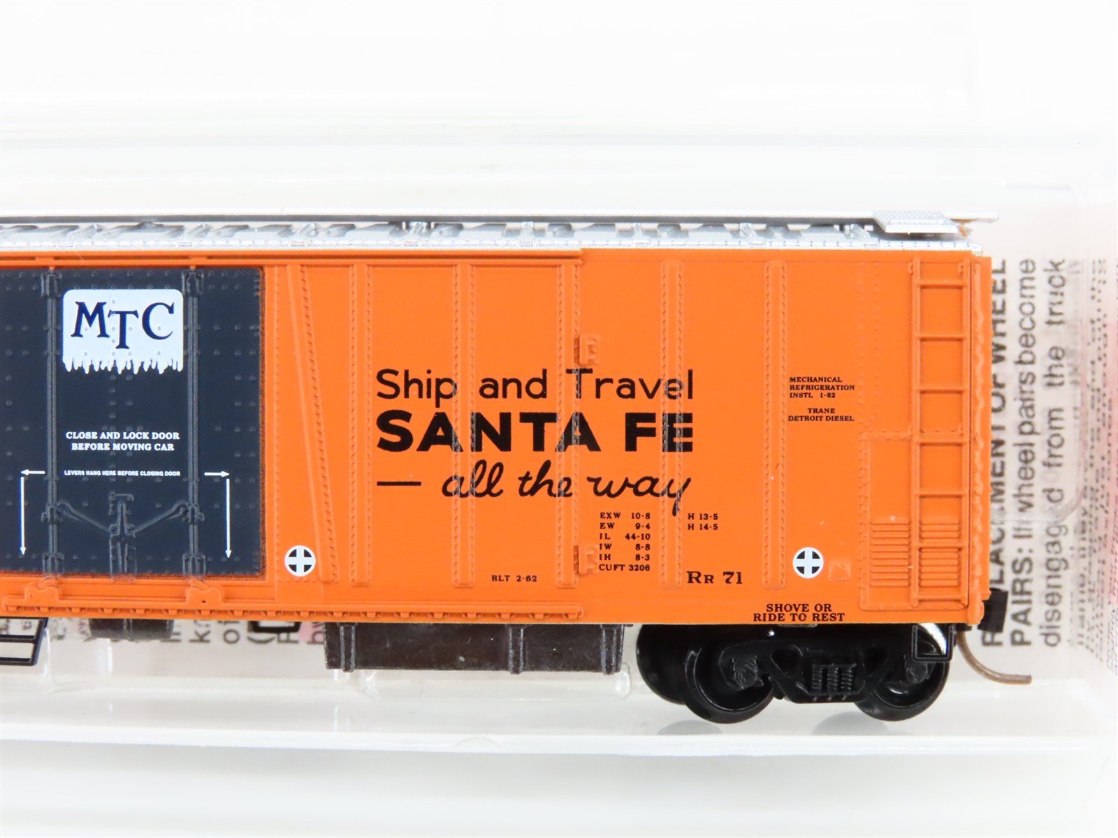 N Scale Micro-Trains MTL 70070 SFRC Santa Fe Railroad Mechanical Reefer #1796