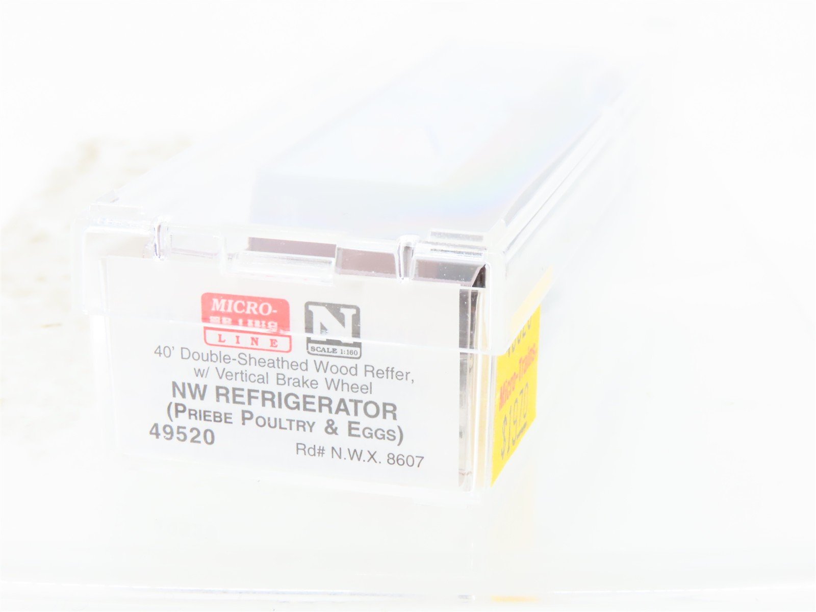 N Scale Micro-Trains MTL 49520 NWX Priebe Poultry & Eggs 40' Wood Reefer #8607