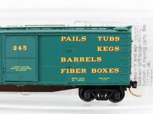 N Scale Micro-Trains MTL 39200 Menasha Wooden Ware 40' Single Door Box Car #245