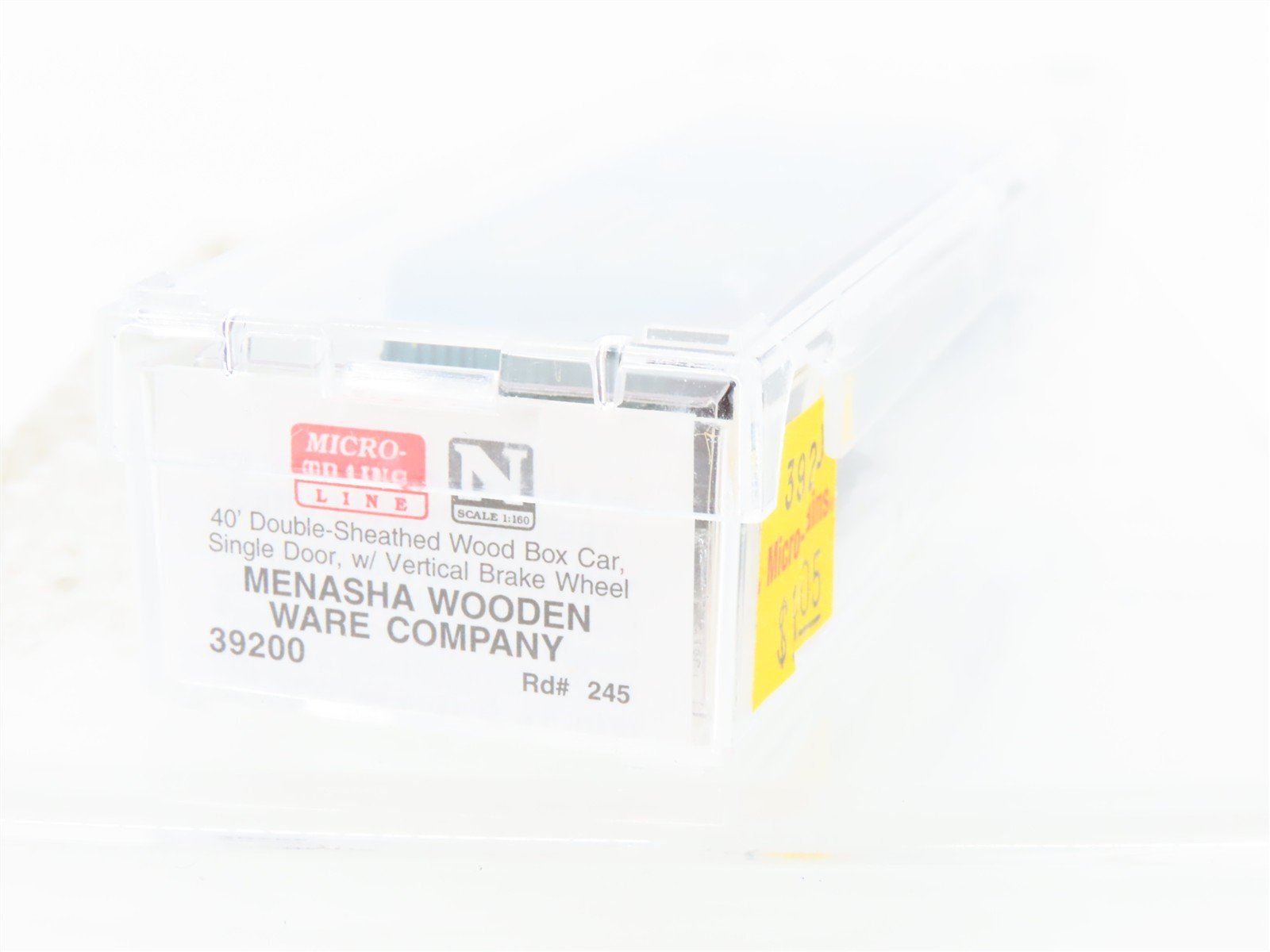 N Scale Micro-Trains MTL 39200 Menasha Wooden Ware 40' Single Door Box Car #245