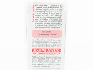 N Scale Micro-Trains MTL 120240 B&O Baltimore & Ohio 40' Steel Box Car #276383