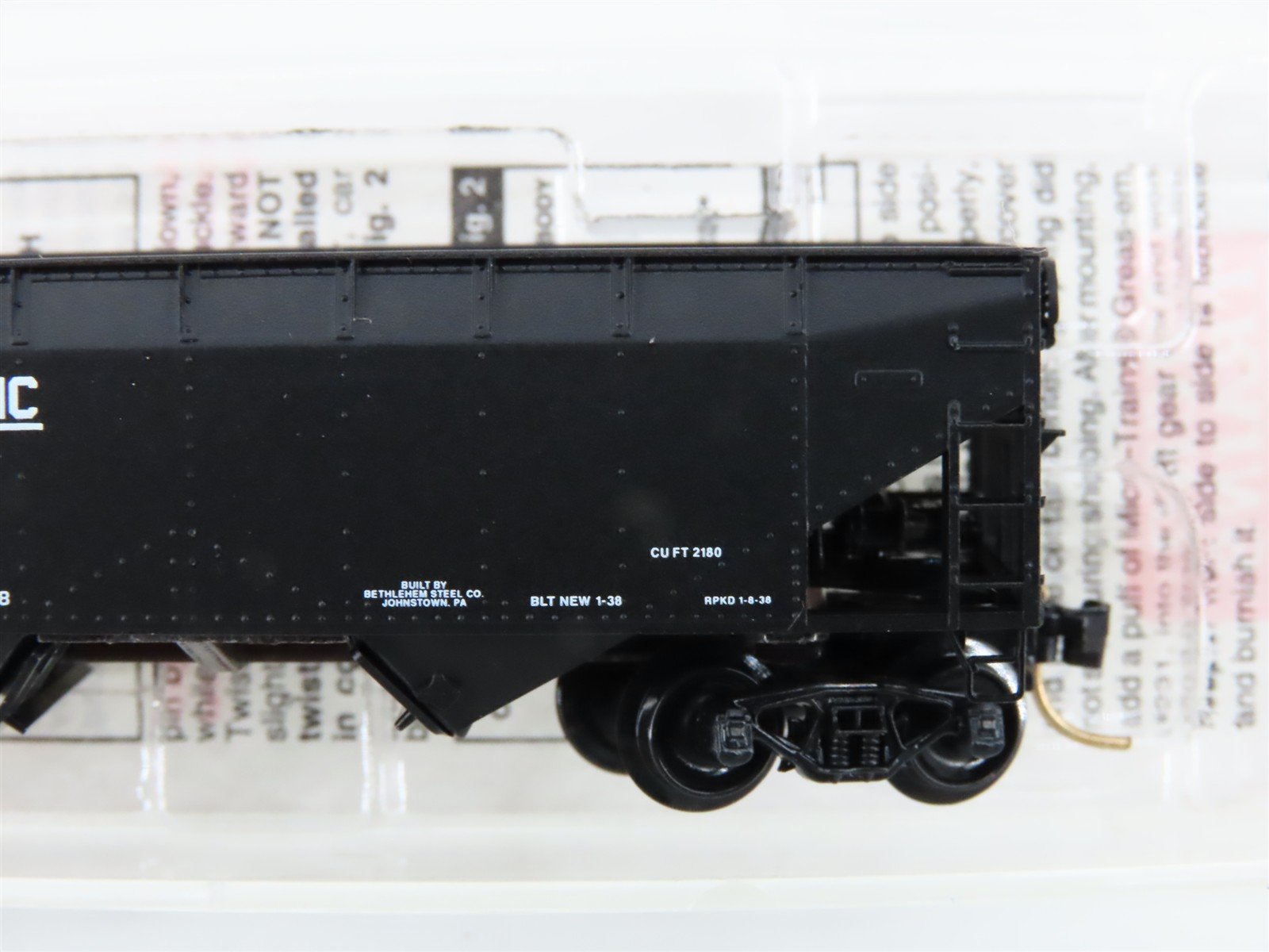 N Scale Micro-Trains MTL 55120 T&P Texas & Pacific 33' 2-Bay Hopper #9006