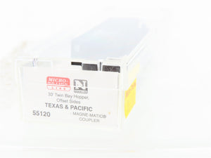 N Scale Micro-Trains MTL 55120 T&P Texas & Pacific 33' 2-Bay Hopper #9006