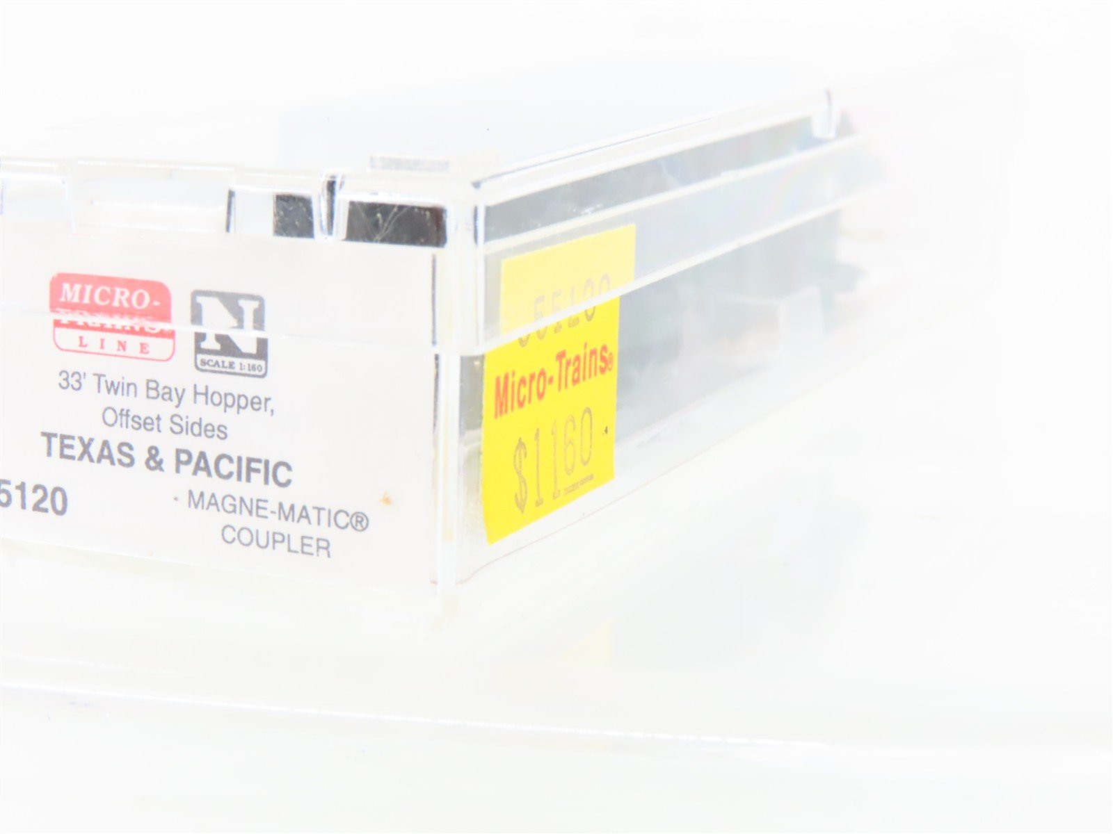 N Scale Micro-Trains MTL 55120 T&P Texas & Pacific 33' 2-Bay Hopper #9006