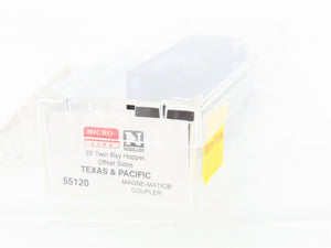 N Scale Micro-Trains MTL 55120 T&P Texas & Pacific 33' 2-Bay Hopper #9006