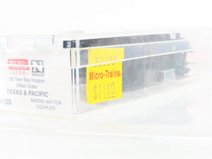 N Scale Micro-Trains MTL 55120 T&P Texas & Pacific 33' 2-Bay Hopper #9006