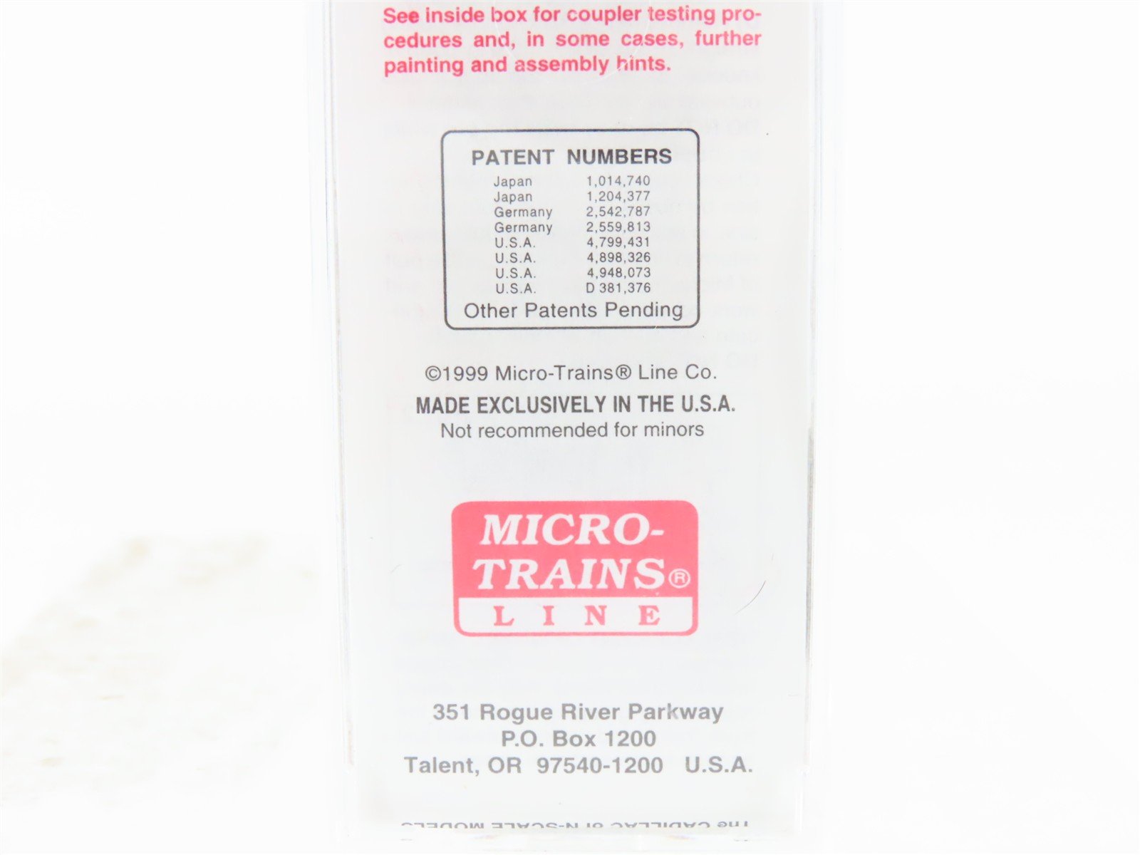 N Scale Micro-Trains MTL 94140 SOO Canadian Pacific 3-Bay Covered Hopper #119145