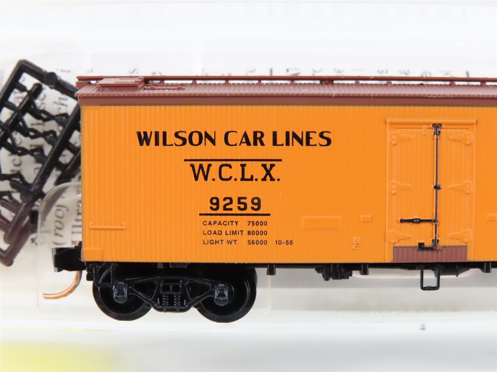 N Scale Micro-Trains MTL 58540 WCLX Wilson Car Lines 36' Wood Reefer #9259