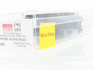 N Scale Micro-Trains MTL 86020 NKP Nickel Plate Road 33' 2-Bay Hopper #33799