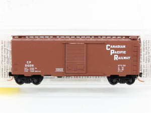 N Scale Micro-Trains MTL 20436/2 CP Canadian Pacific Railway 40' Box Car #51059