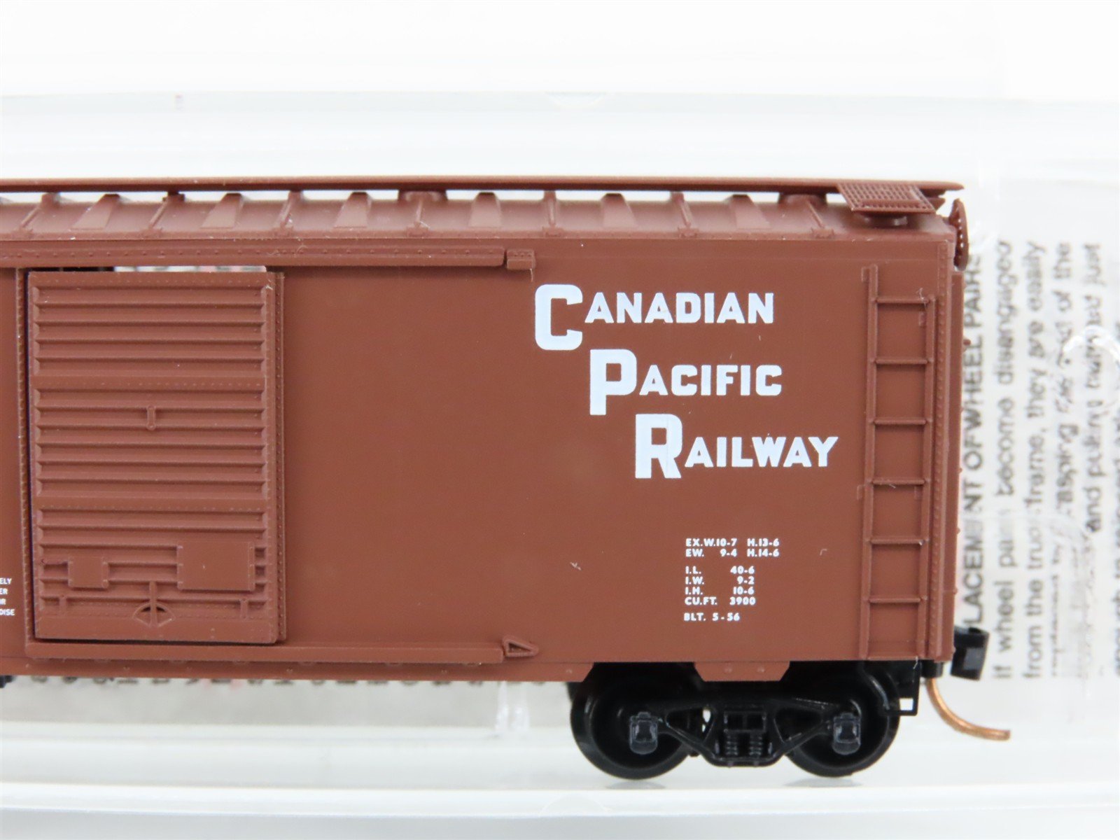 N Scale Micro-Trains MTL 20436/2 CP Canadian Pacific Railway 40' Box Car #51059