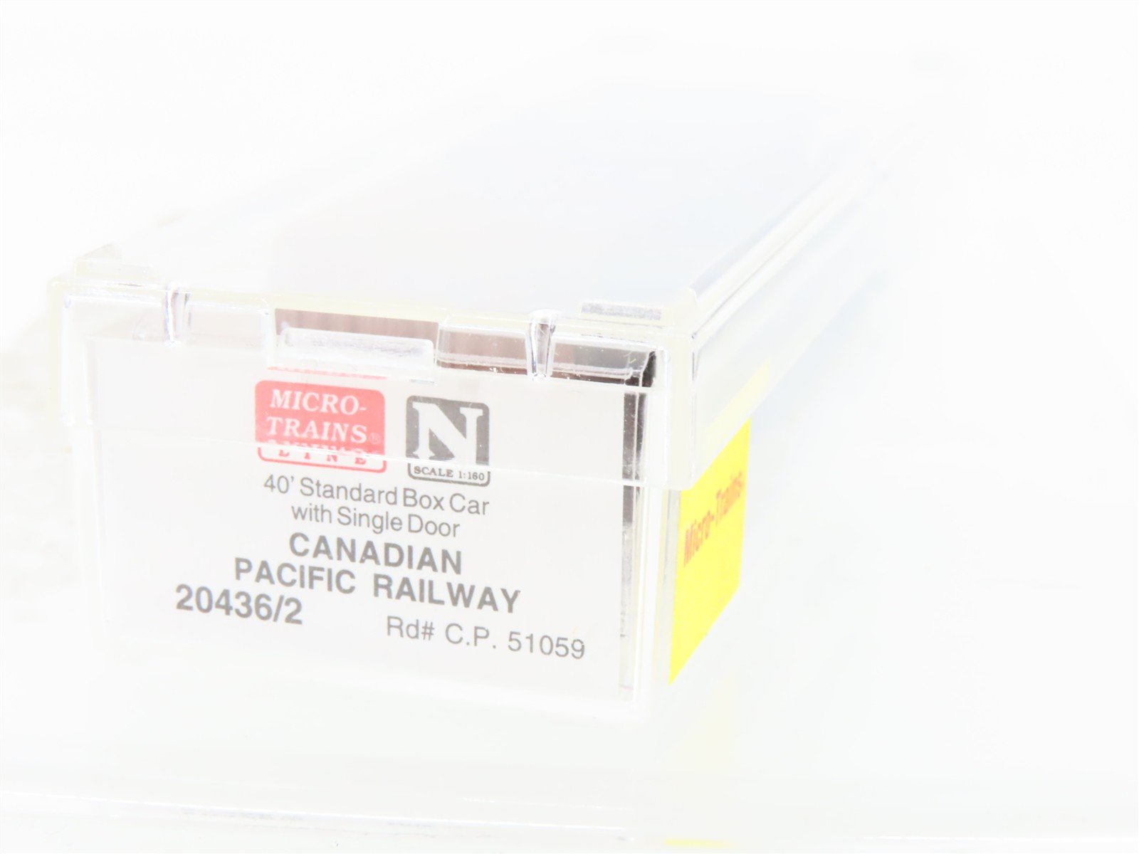 N Scale Micro-Trains MTL 20436/2 CP Canadian Pacific Railway 40' Box Car #51059