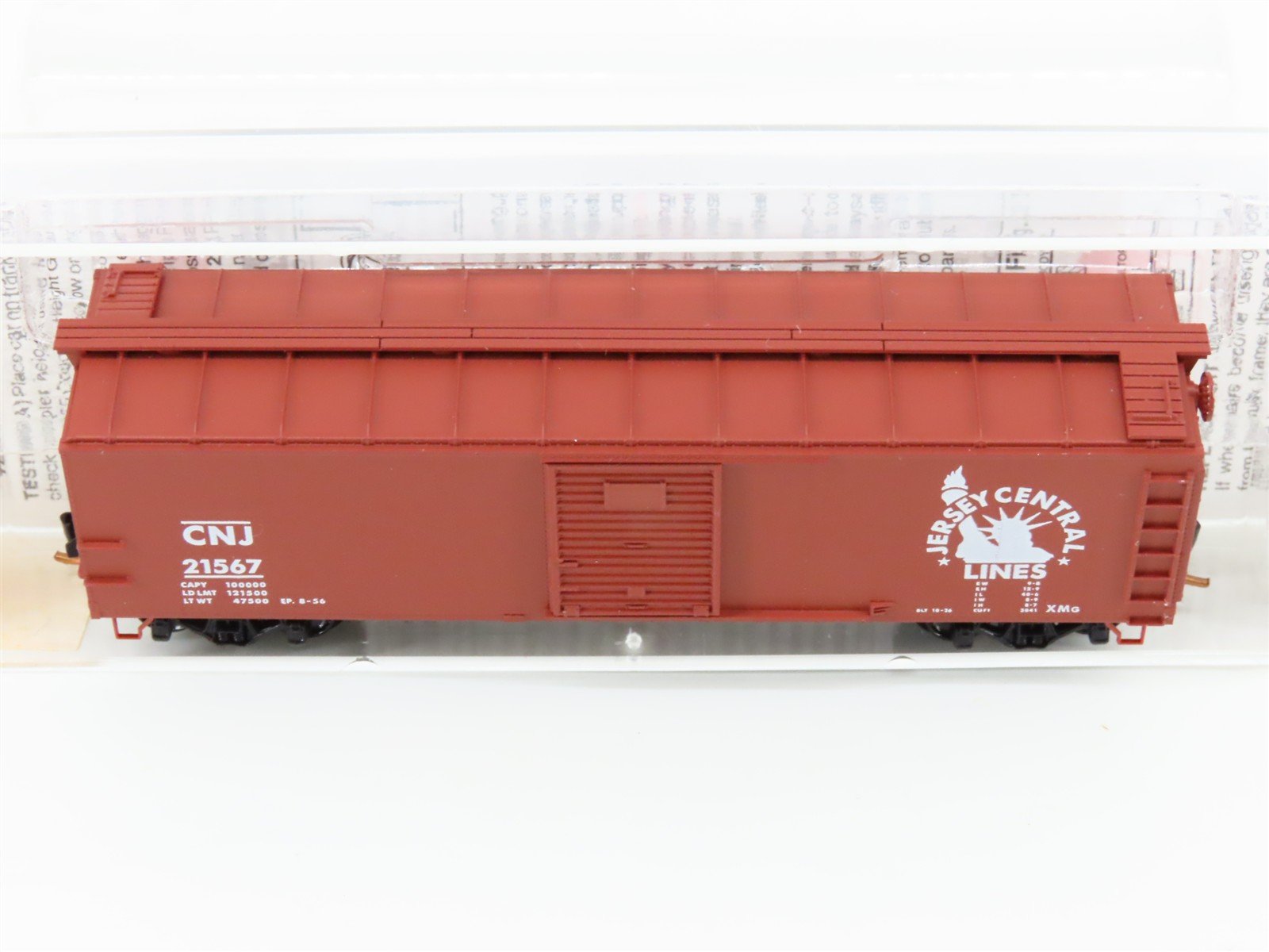 N Micro-Trains MTL 120020 CNJ Jersey Central 40' Single Door Box Car #21567