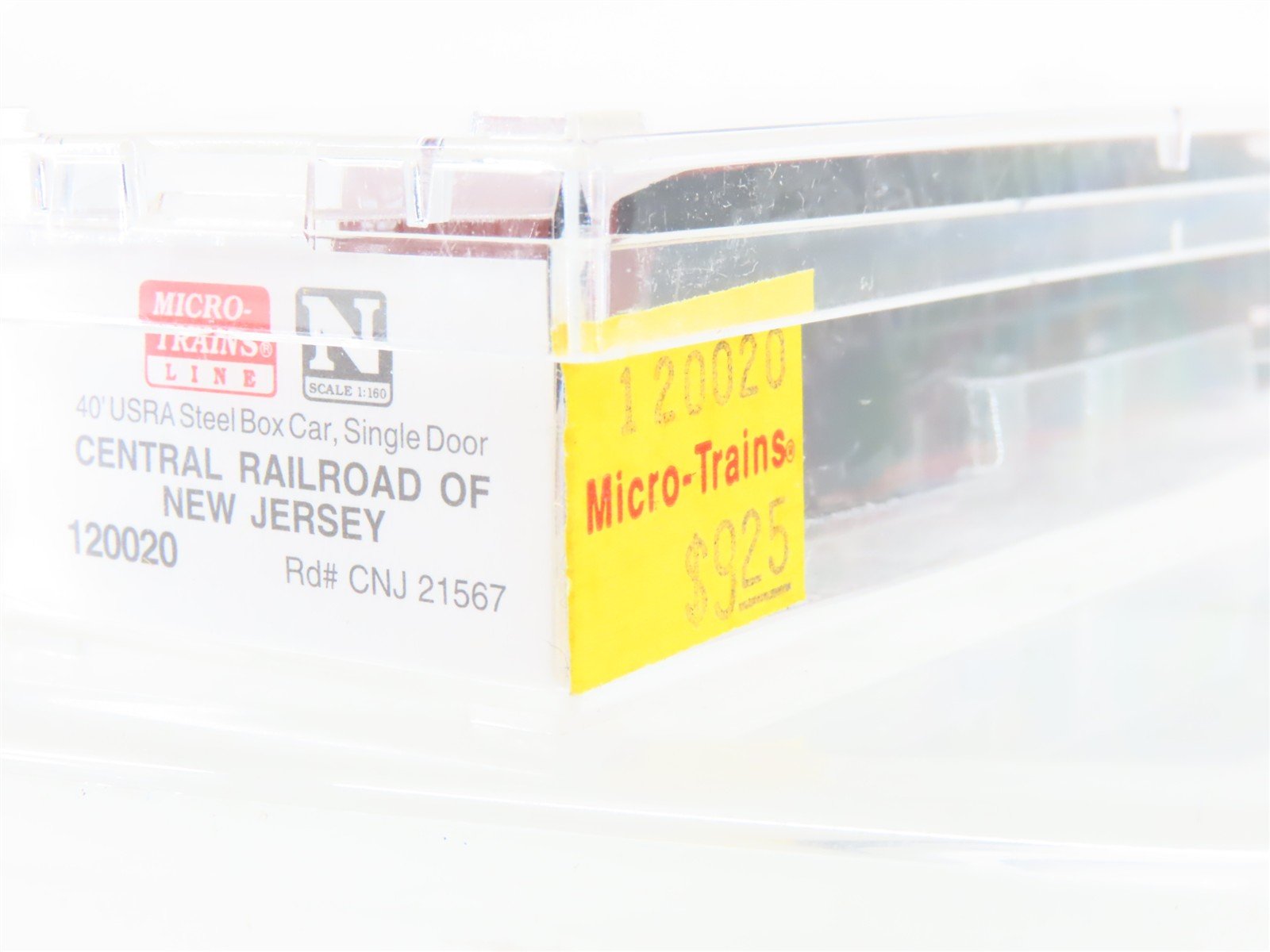 N Micro-Trains MTL 120020 CNJ Jersey Central 40' Single Door Box Car #21567