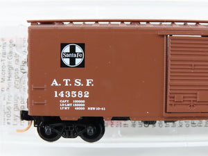 N Micro-Trains MTL 20060 ATSF Santa Fe Grand Canyon Line 40' Box Car #143582