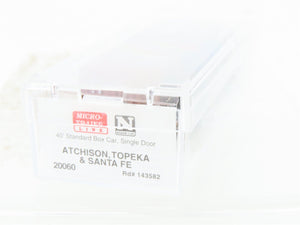 N Micro-Trains MTL 20060 ATSF Santa Fe Grand Canyon Line 40' Box Car #143582