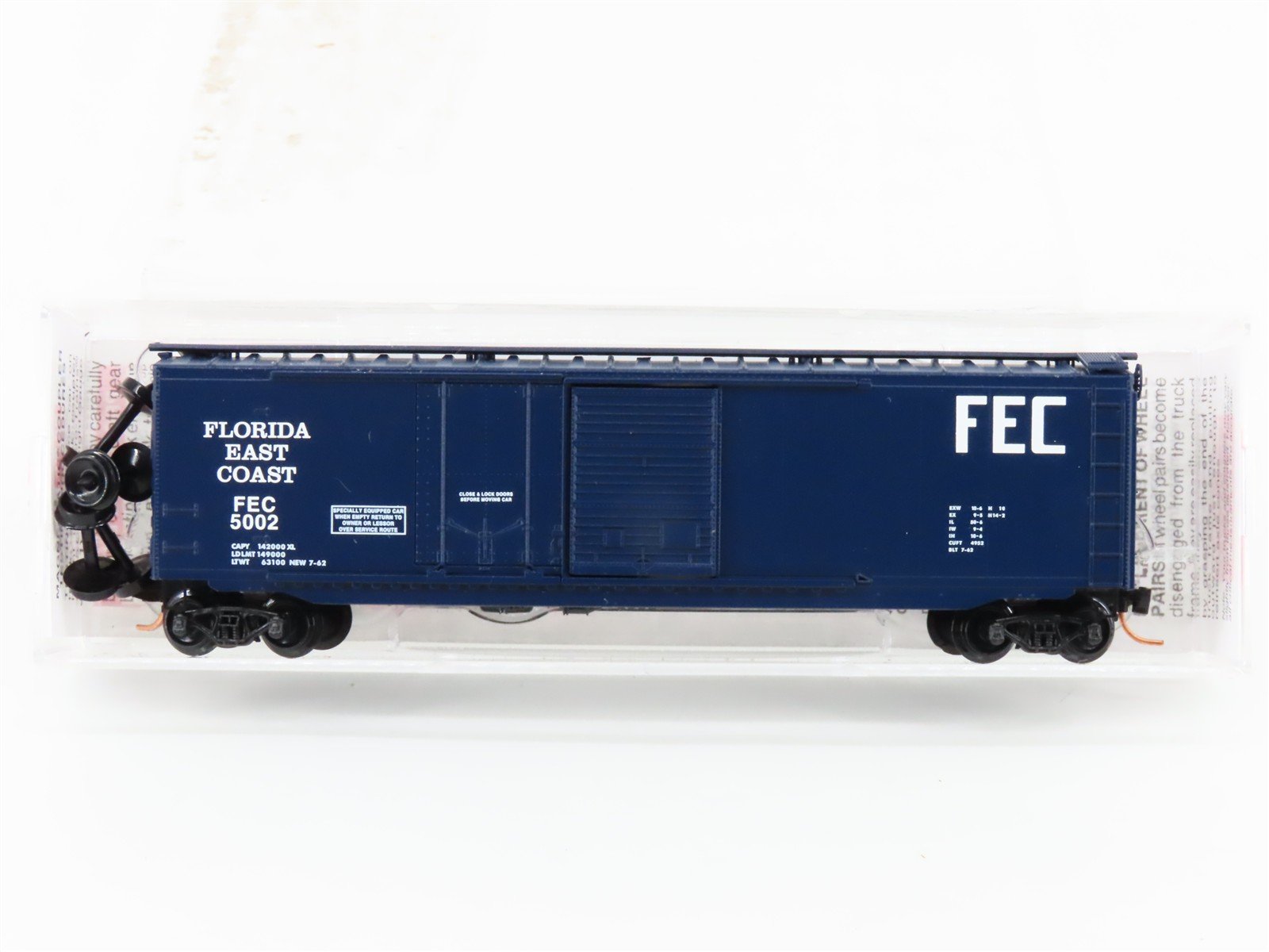 N Scale Micro-Trains MTL 33080 FEC Florida East Coast Railroad 50' Box Car #5002