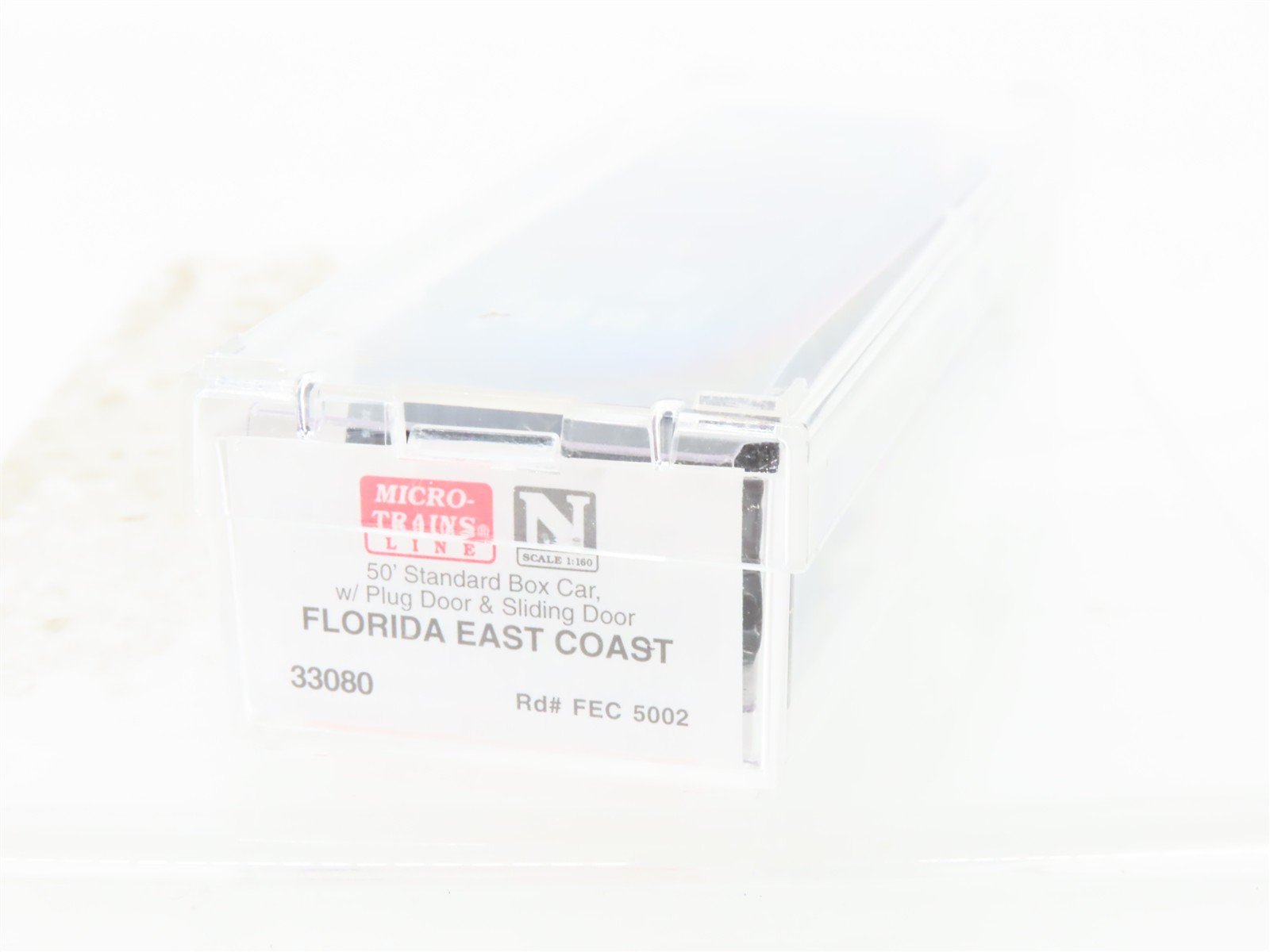 N Scale Micro-Trains MTL 33080 FEC Florida East Coast Railroad 50' Box Car #5002