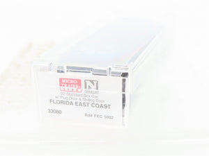 N Scale Micro-Trains MTL 33080 FEC Florida East Coast Railroad 50' Box Car #5002