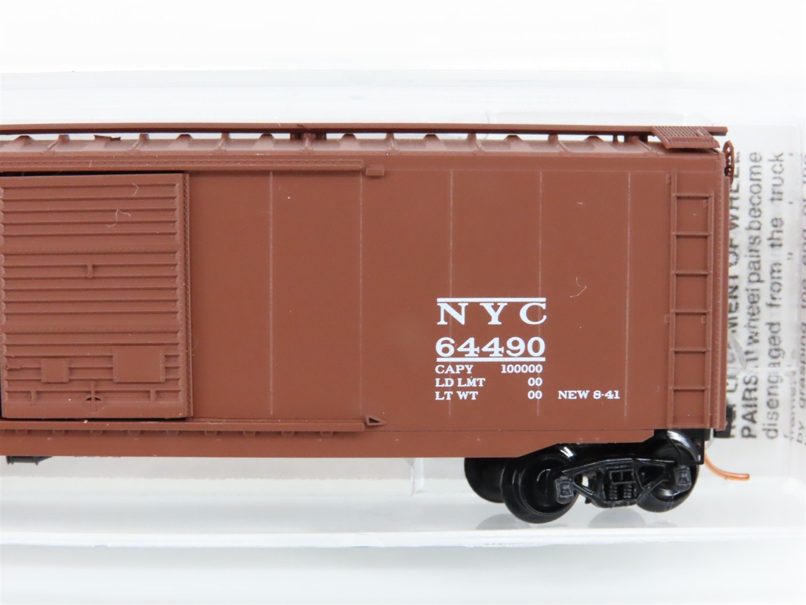 N Micro-Trains MTL 34150 NYC New York Central 50' Double Door Box Car #64490